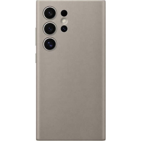 Samsung Vegan Leather Back Cover Grey (Galaxy S24 Ultra)